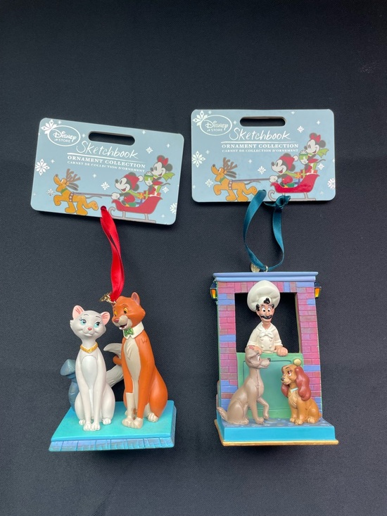 Disney Other - Two Disney Sketchbook Holiday Ornaments